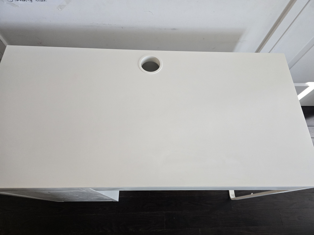 Ikea White Desk with Drawer - photo 2