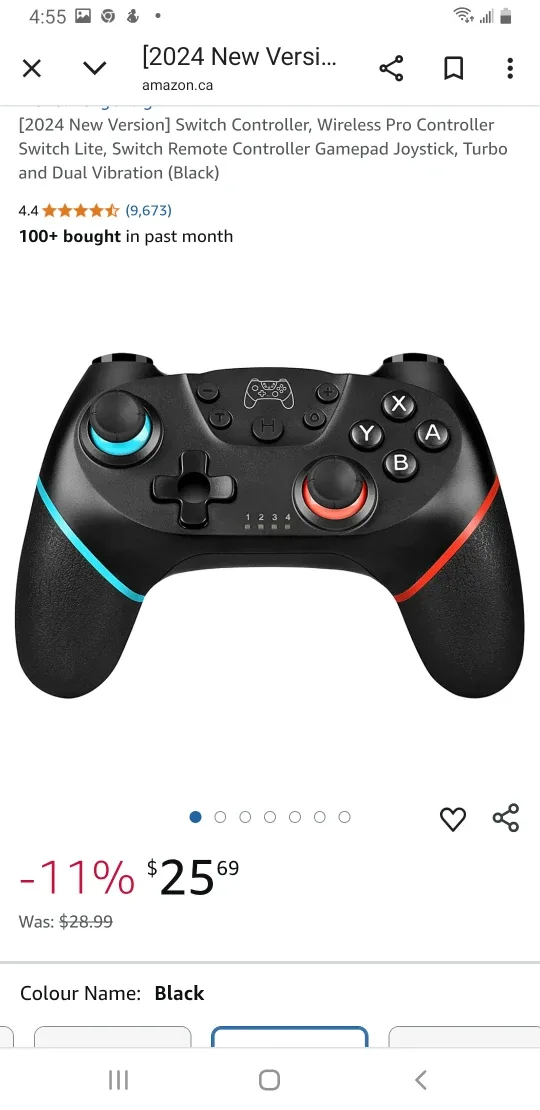 Wireless Pro Controller for Switch thumbnail