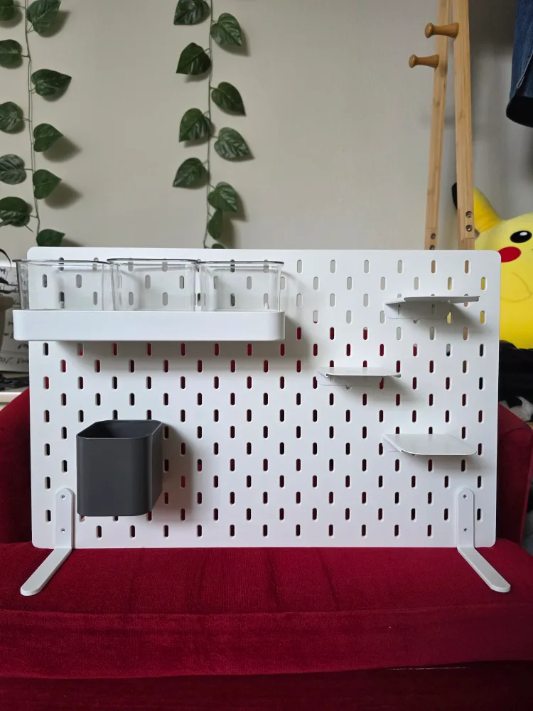 White Pegboard Organizer thumbnail
