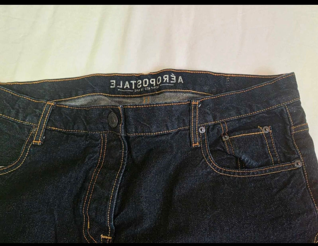 Aeropostale Jeans & Reebok Molson Canadian Hockey Jersey XL - photo 5
