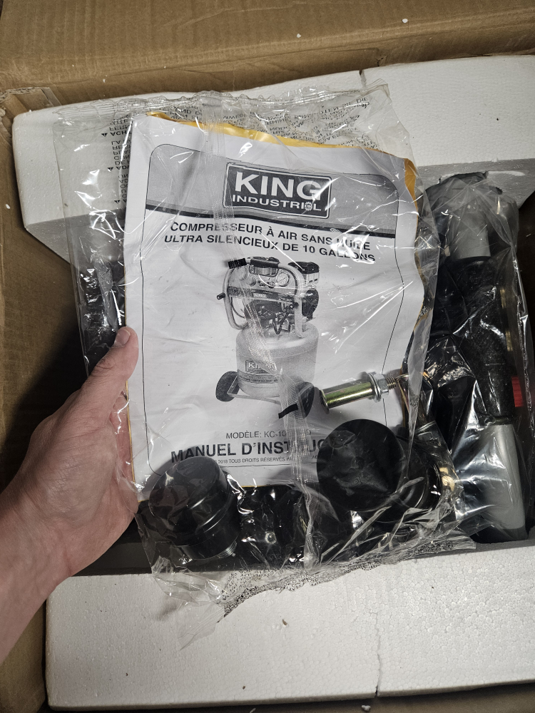 (NEW)10-Gallon Ultra Quiet Air Compressor - photo 3