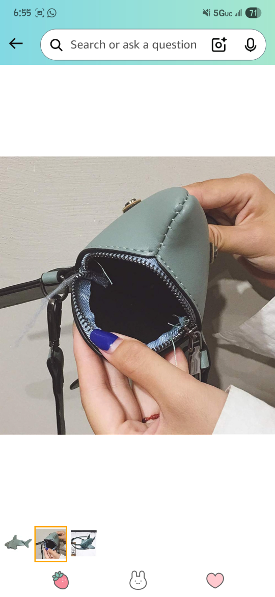 Cute 3D Animal Shark Cross Body Bags Cute Clutch Purse Bags - photo 2