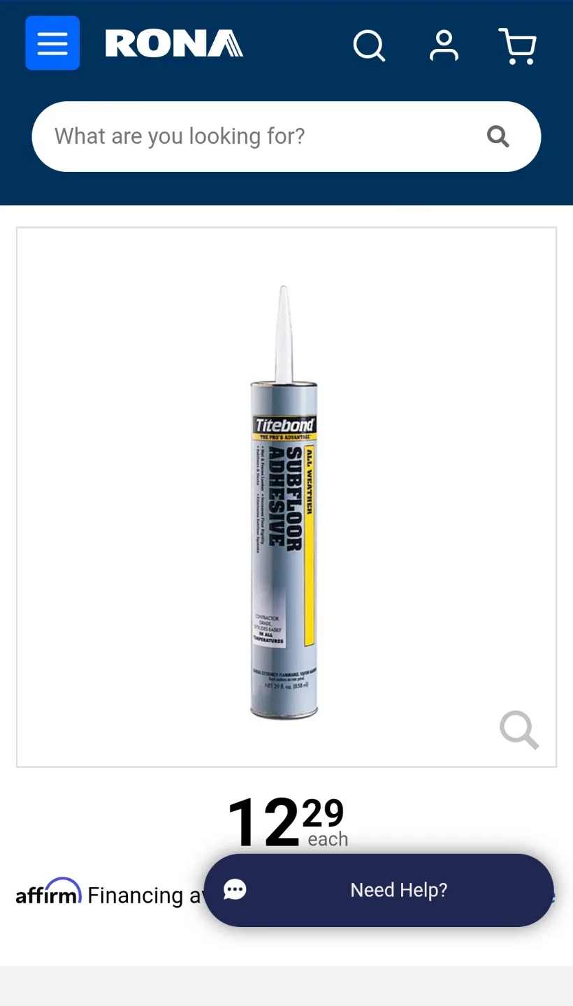 Titebond Subfloor Adhesive thumbnail