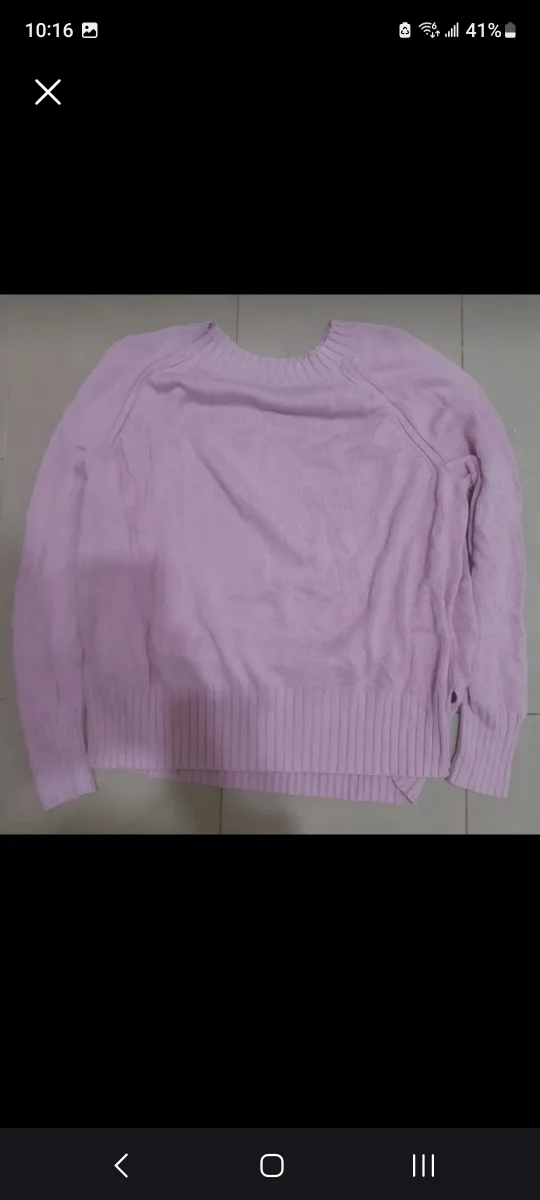 Re-offer: Pink and Lavender sweaters thumbnail