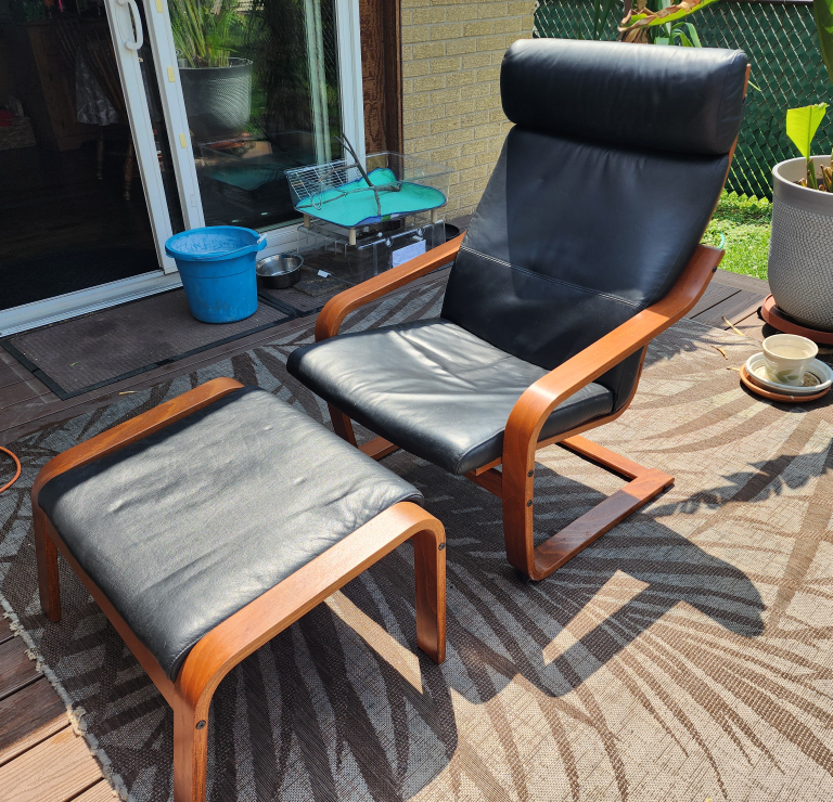 IKEA Chair & Ottoman