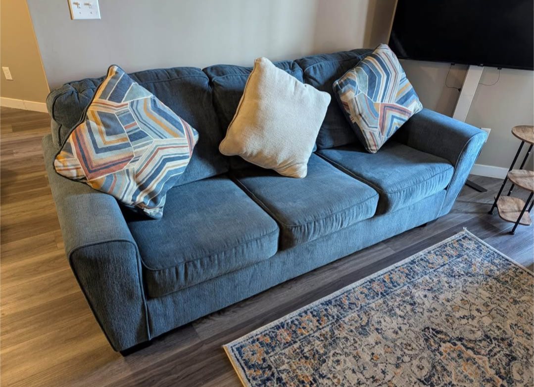 ASHLEY Sofa Set(3 +2 + 1) w/ extended 3 year Ashley warranty - photo 2