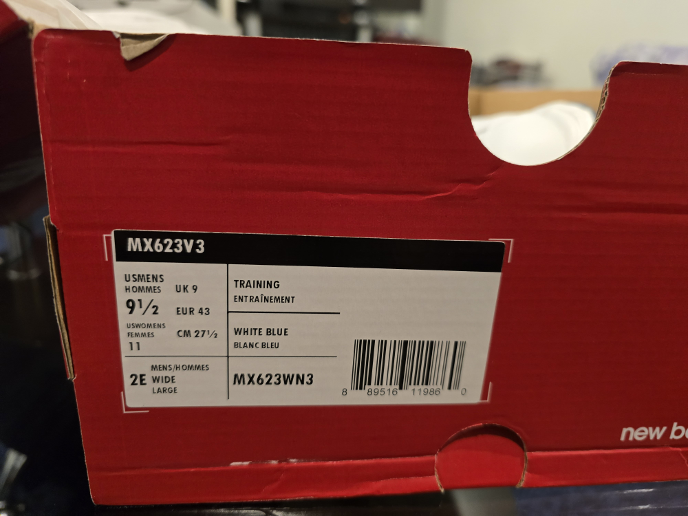 New Balance MX623V3 Training Shoes - Size 9.5