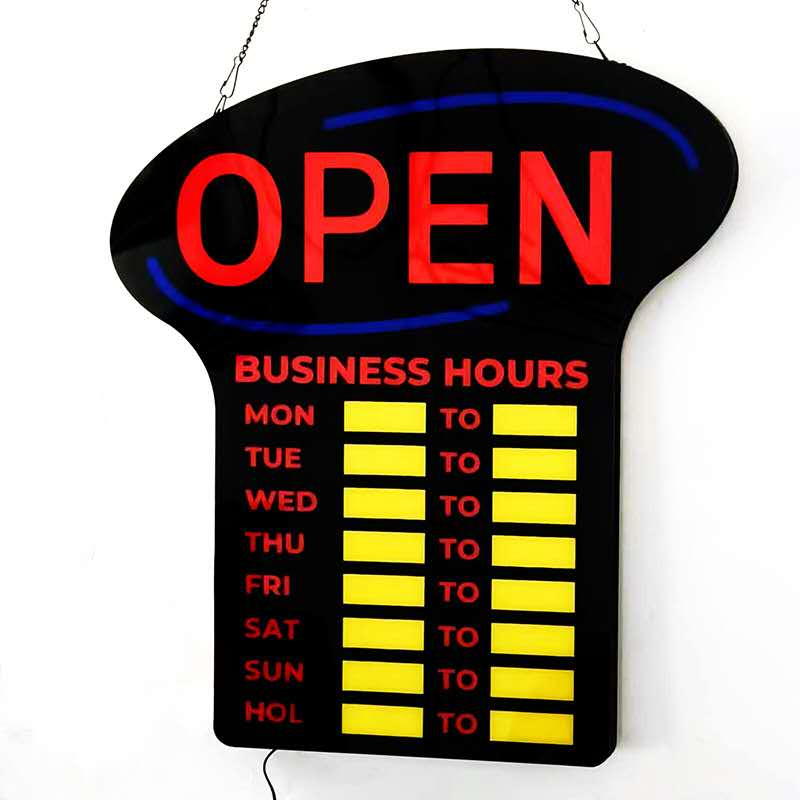 Open Neon Sign for Business