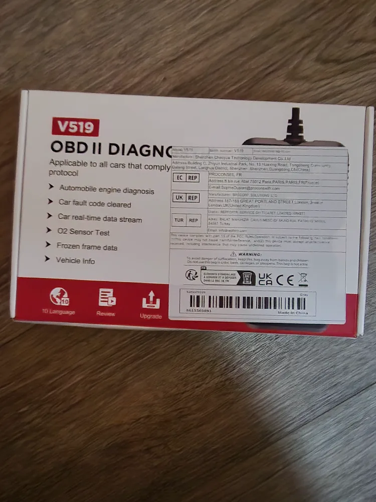 Brand new in box V519 OBDII Diagnostic Scanner thumbnail