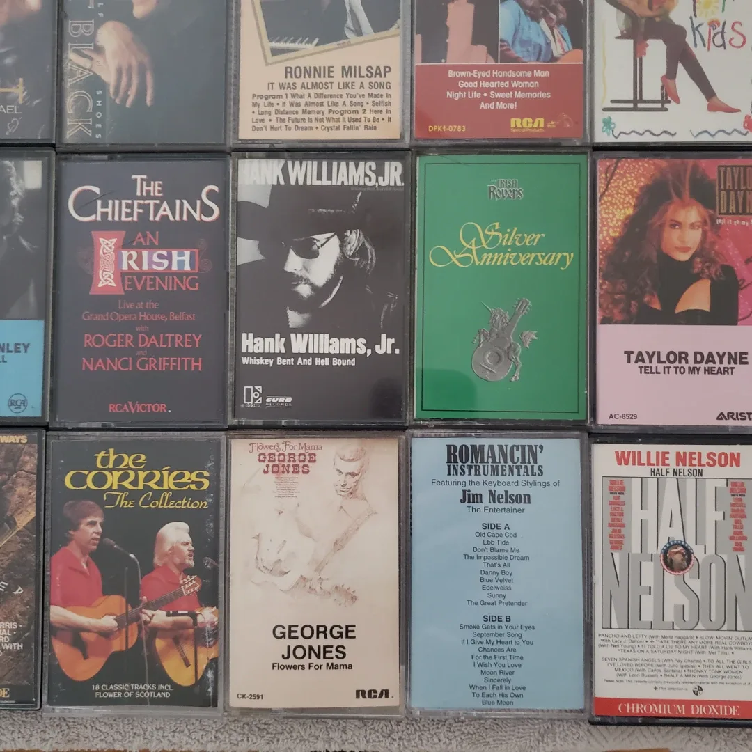 Collection of Various Cassette Tapes image indicator(3)