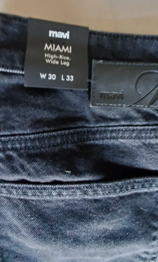 Mavi Miami High-Rise Wide Leg Jeans 30x33 image indicator(3)