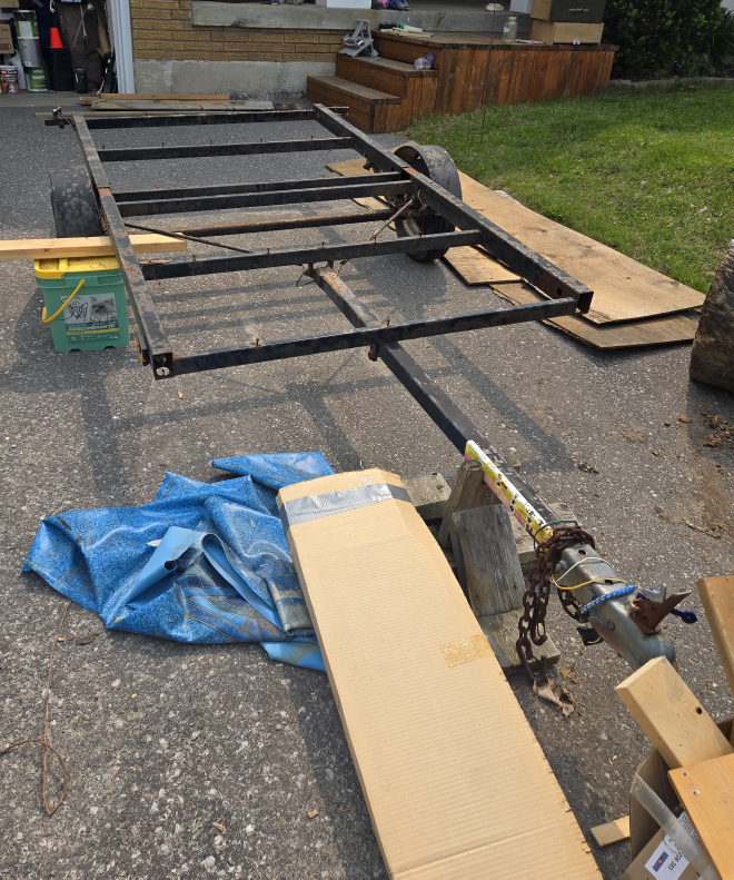 Utility Trailer frame  for Sale 4'x8'