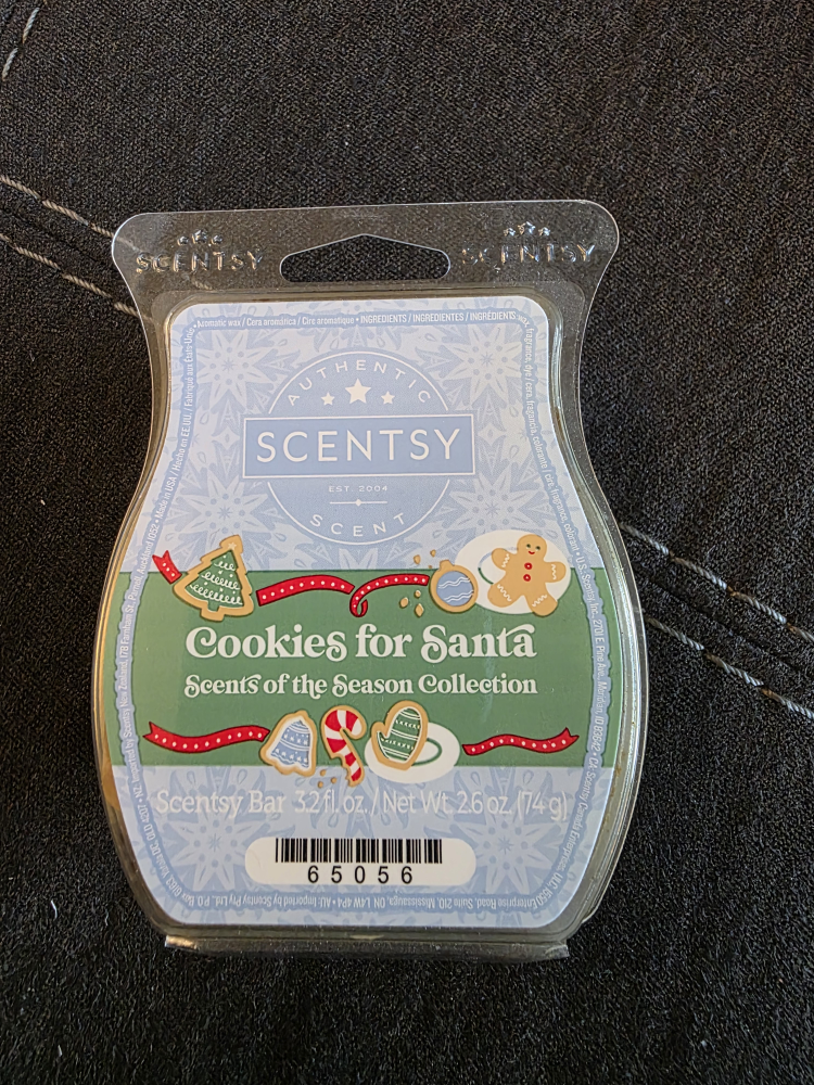 Scentsy Cookies for Santa Wax Melt #freecycle