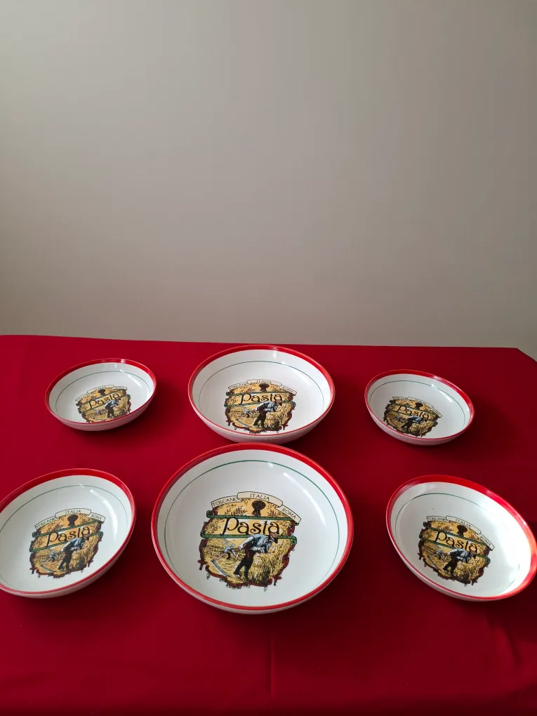 Set of Pasta Bowls - Italian Design thumbnail