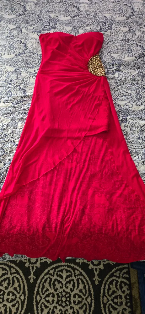 Red Strapless Dress thumbnail