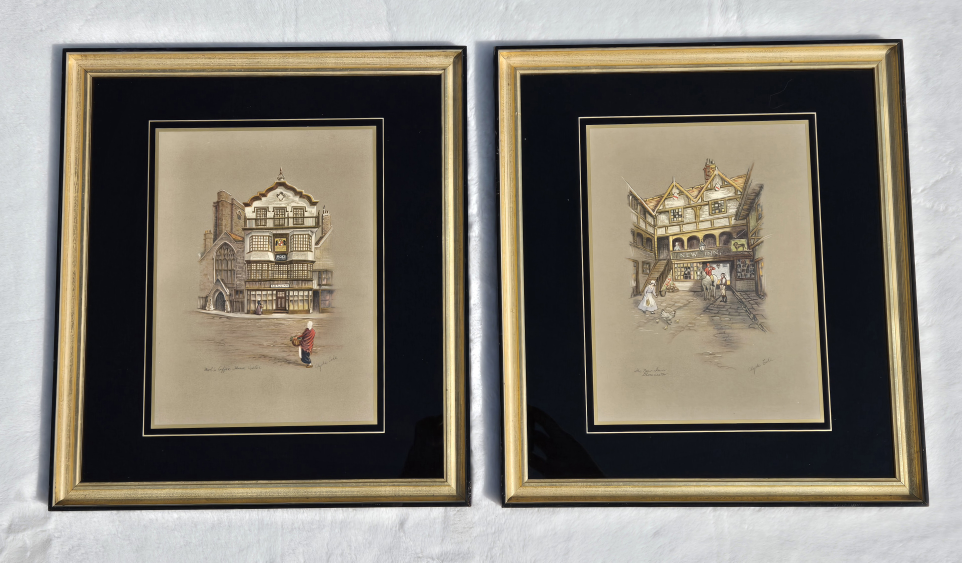 Vintage Clyde Cole Framed Pictures - photo 3