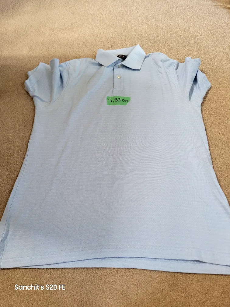 Light BluebPolo Shirt - Size S thumbnail