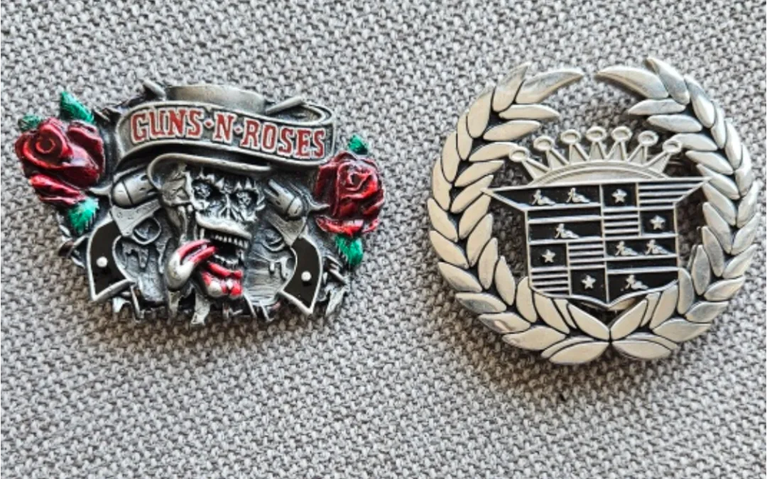 Cadillac & Guns N' Roses Belt Buckles thumbnail
