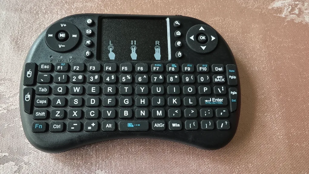 Mini Wireless Keyboard with Touchpad #freecycle thumbnail