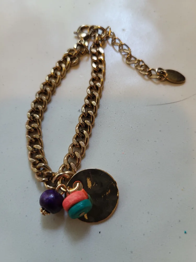 Gold coloured bracelet thumbnail
