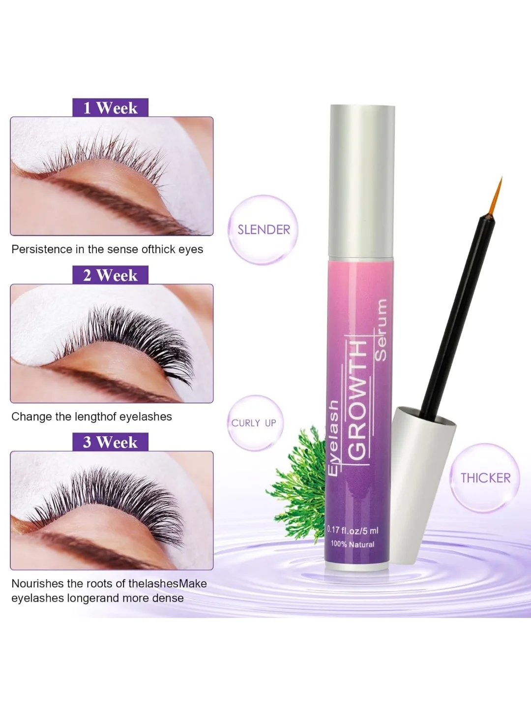 Eyelash Growth Serum 0.17 fl oz/5 ml image indicator(3)