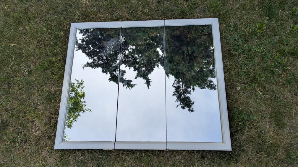 White Mirrored Medicine Cabinet thumbnail