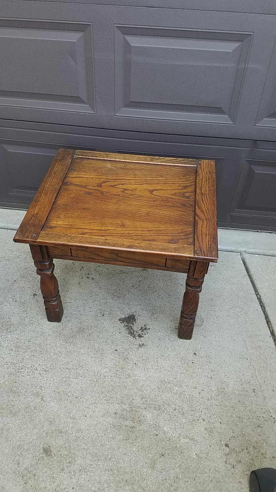 Wooden End Table