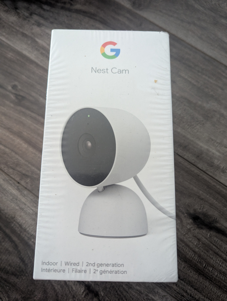 New Google Nest Cam (Indoor, Wired, 2nd Gen) × 2