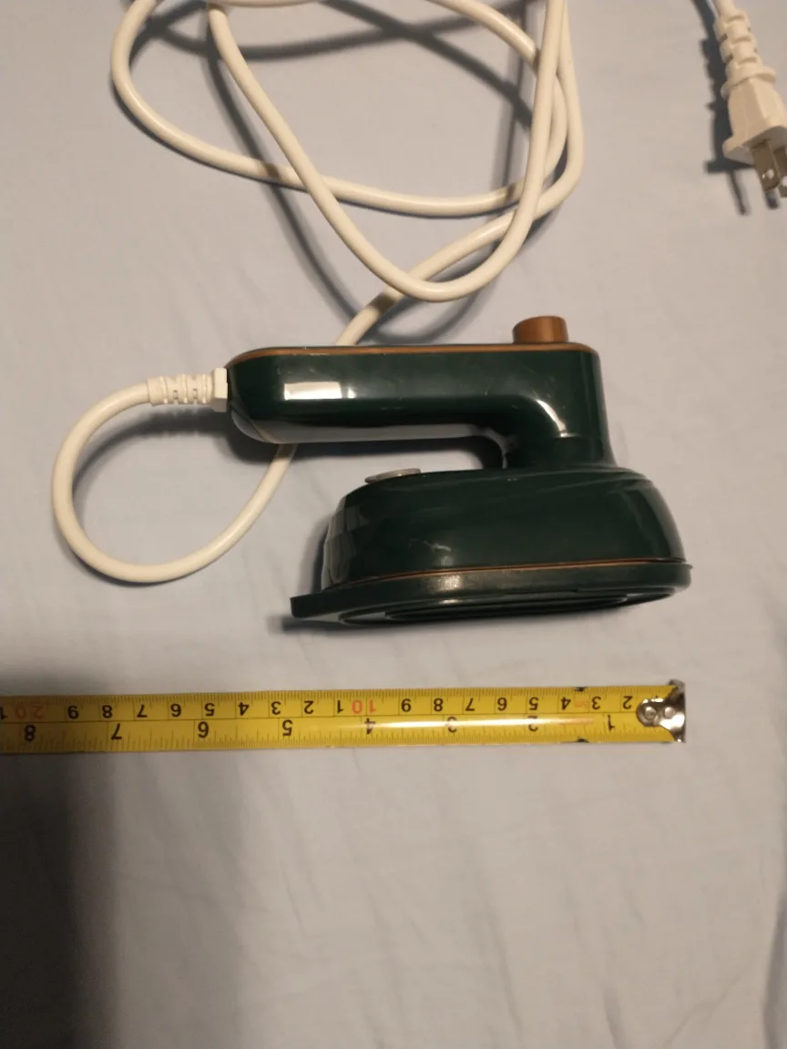 Dark green and bronze mini travel iron image indicator(5)