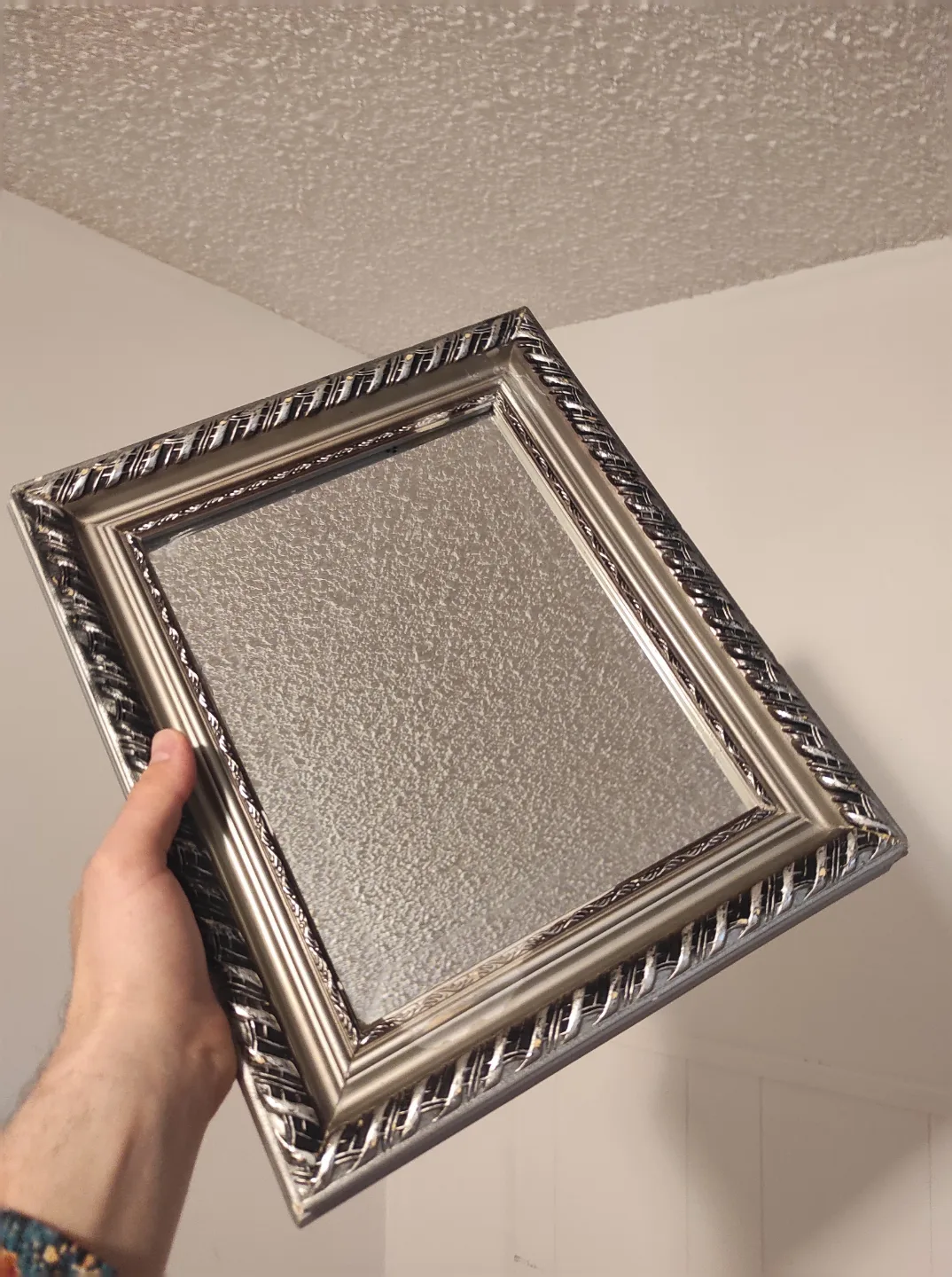 Silver Framed Mirror thumbnail