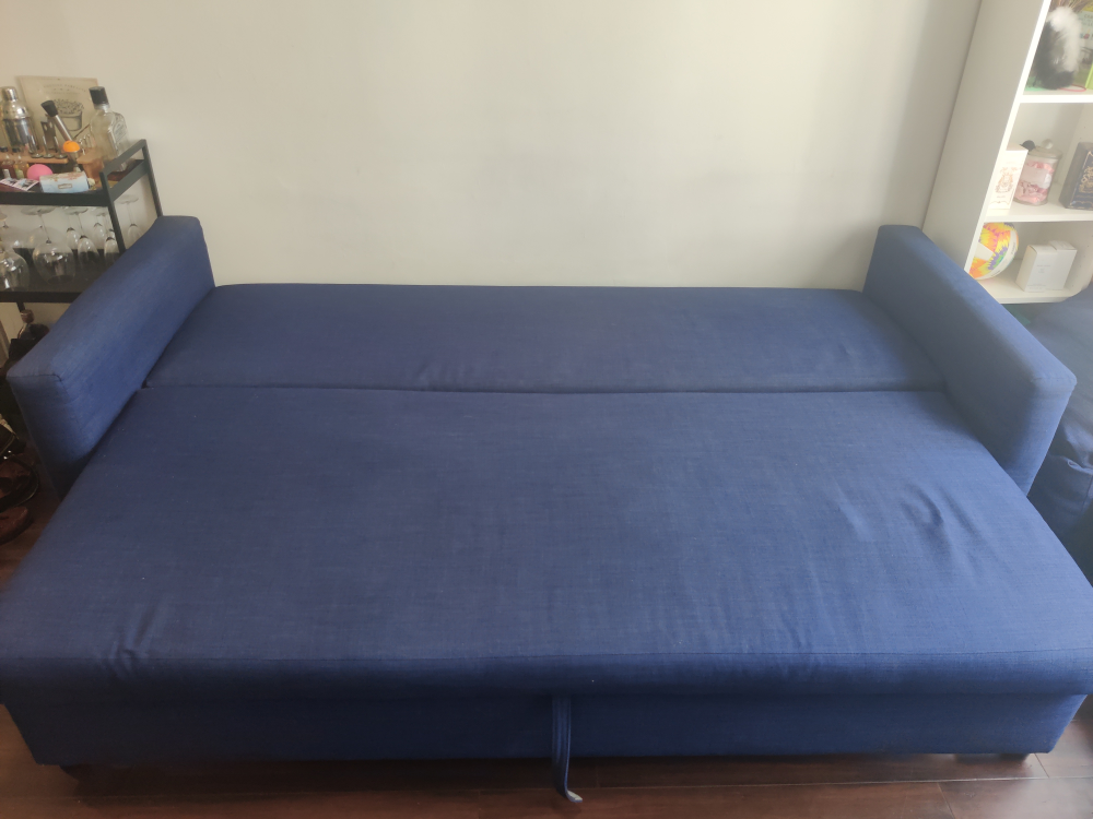 IKEA FRIHETEN Blue Sleeper Sofa - photo 3