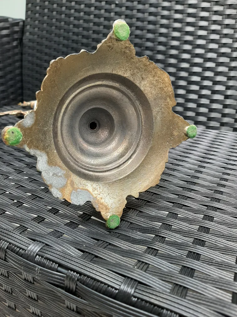 Vintage Ornate Metal Candle Holder image indicator(9)