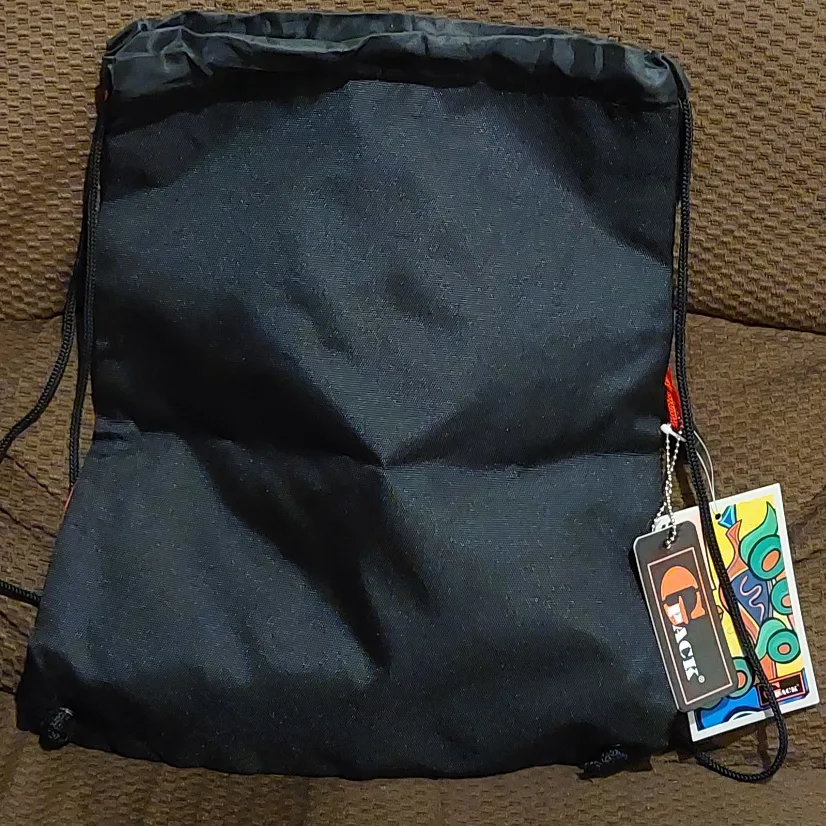 Drawstring Backpack with Colorful Art Design image indicator(2)