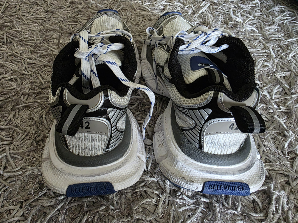 Balenciaga White/Blue Sneakers - Size 42 - photo 2