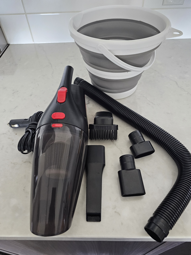 Compact handheld vacuum cleaner with attachments - photo 3
