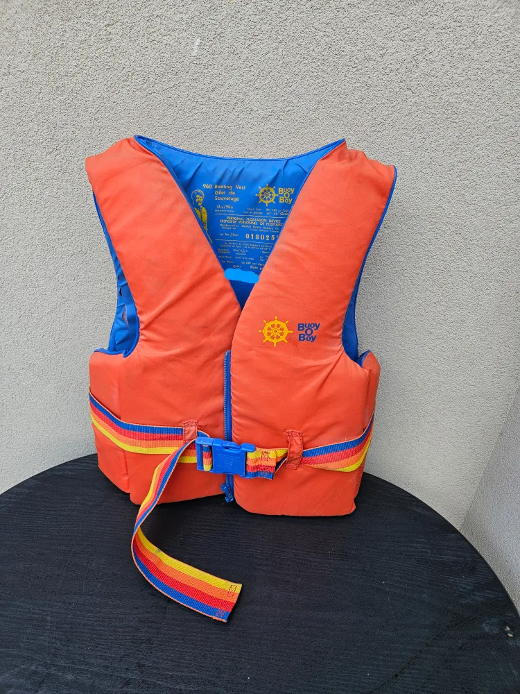 Buoy & Bay Orange and Blue Life Jacket thumbnail