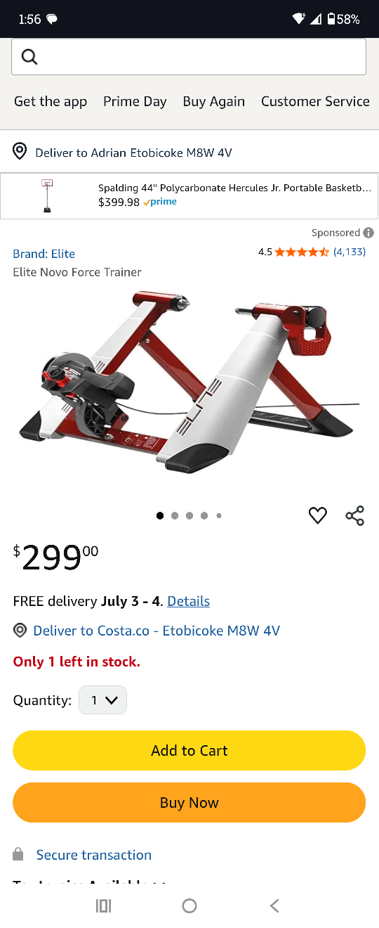 Elite Novo Force Bike Trainer
