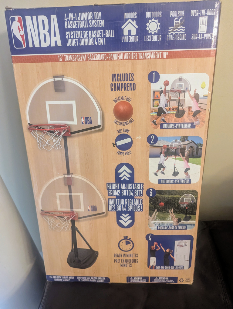 NBA 4-in-1 Junior  Basketball System - New in Box! - photo 2