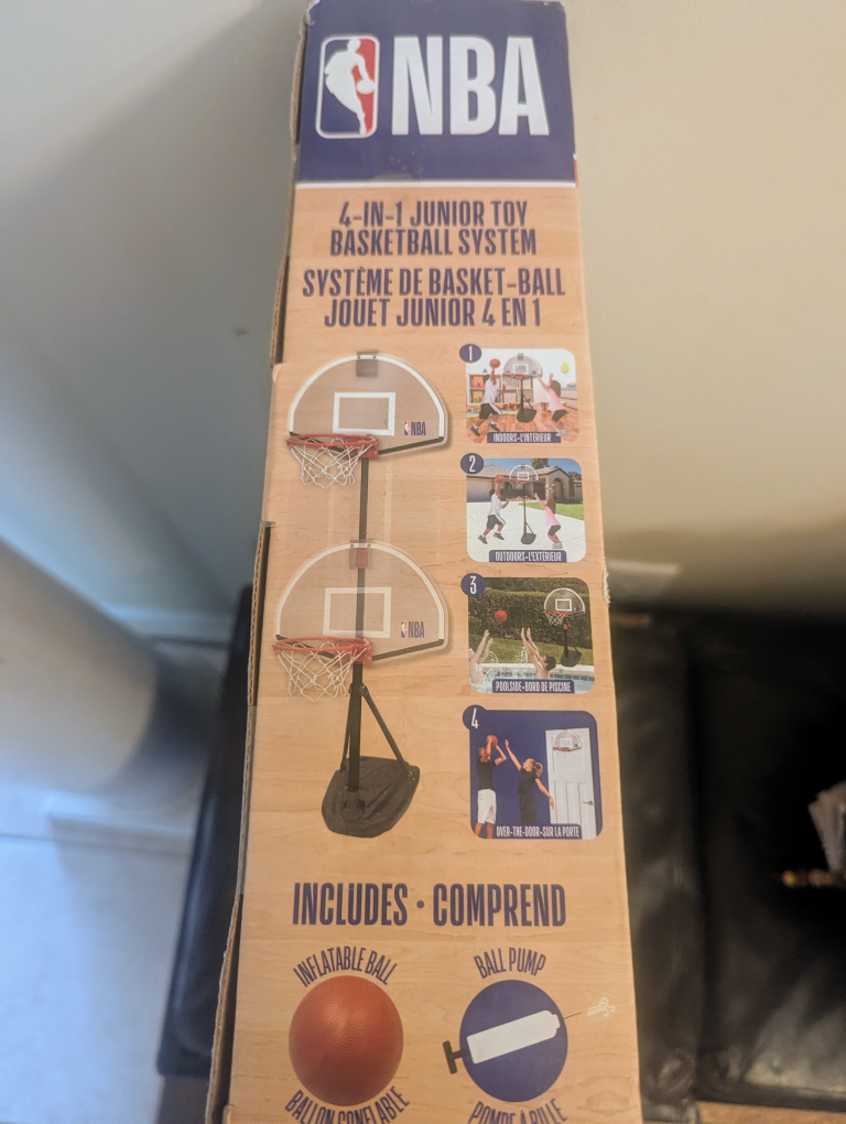 NBA 4-in-1 Junior  Basketball System - New in Box! - photo 3