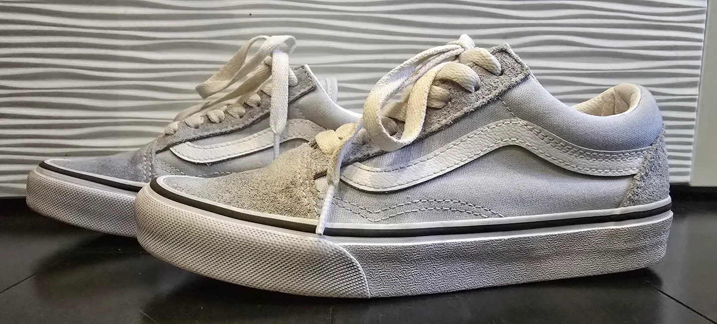 Vans Old Skool Shoe in Halogen Blue - Size 3.5 Youth  / 5 Womens image indicator(4)