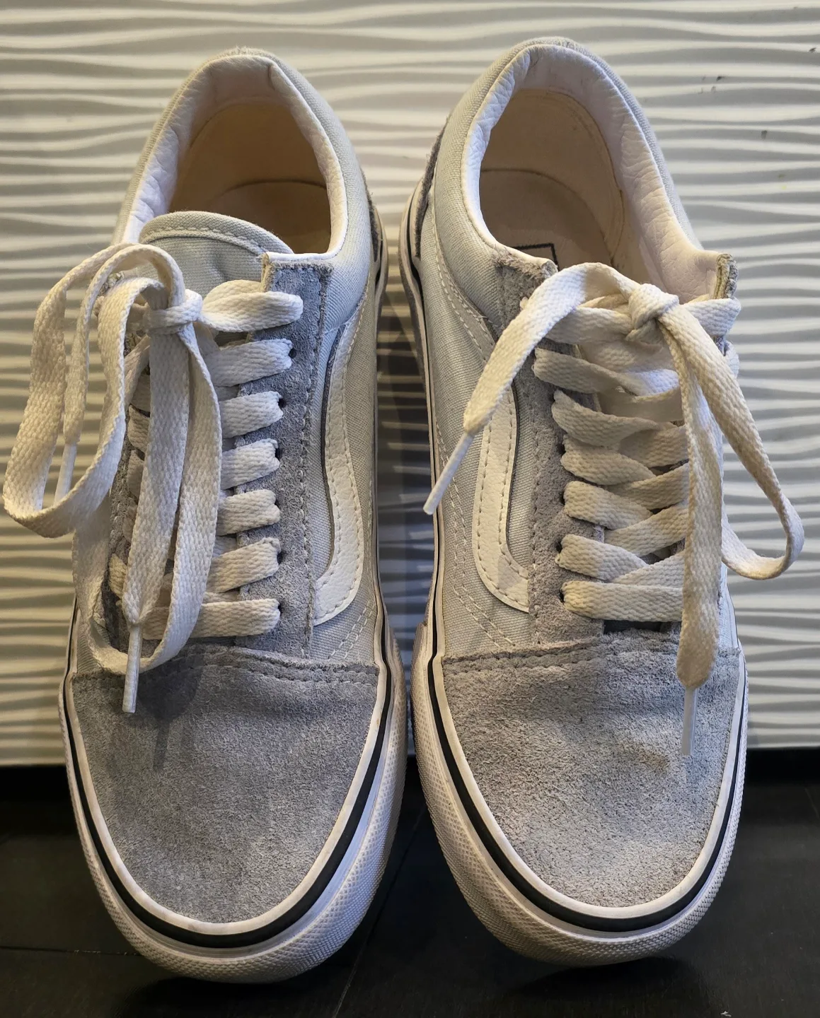 Vans Old Skool Shoe in Halogen Blue - Size 3.5 Youth  / 5 Womens image indicator(6)