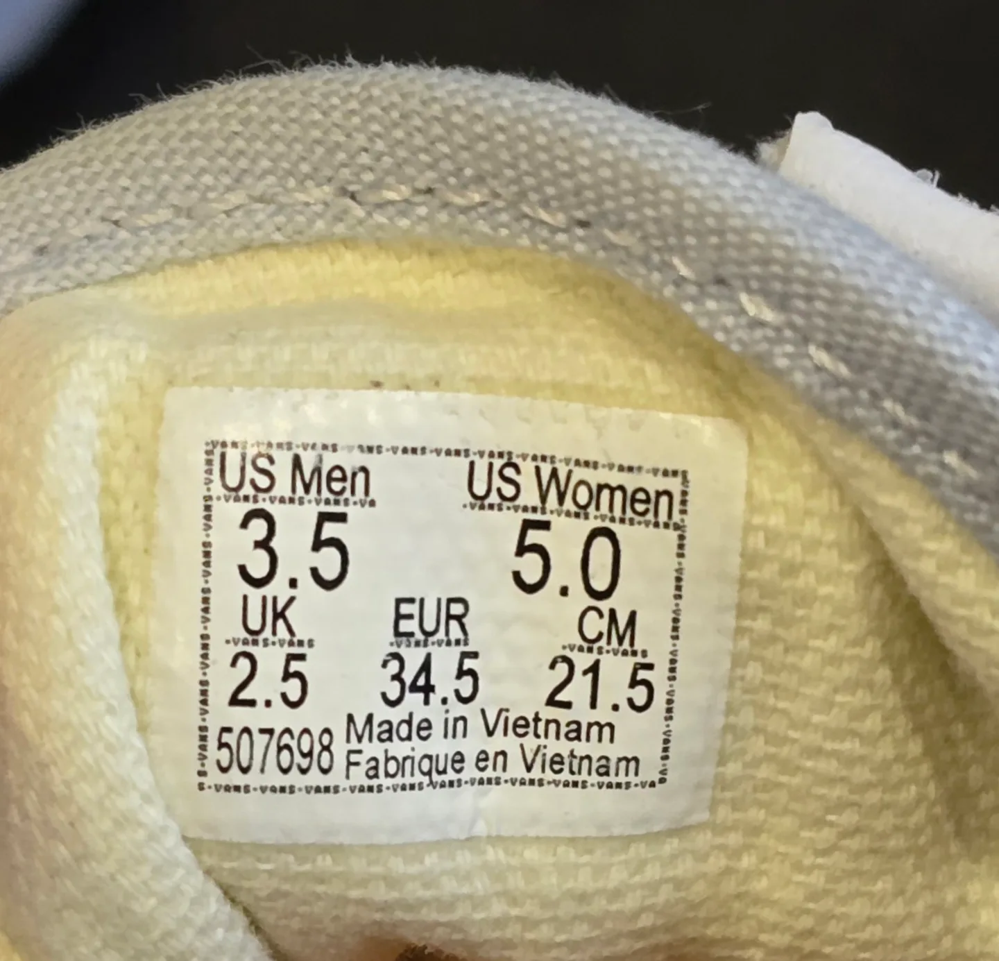 Vans Old Skool Shoe in Halogen Blue - Size 3.5 Youth  / 5 Womens image indicator(10)