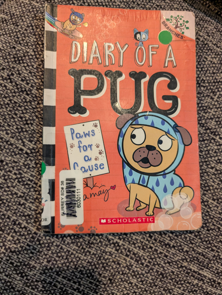 Diary of a Pug: Paws for a Cause Book#freecycle