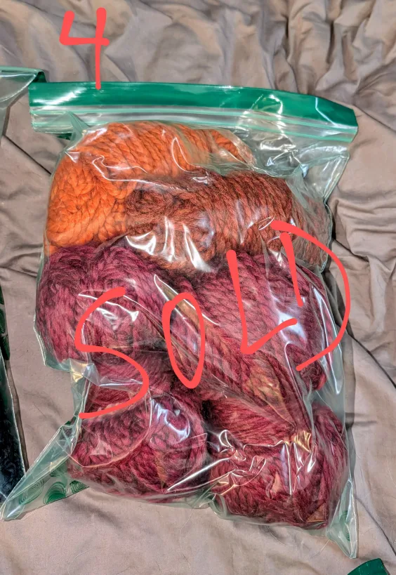 #freecycle Yarn Destash Bundles - various colours image indicator(5)
