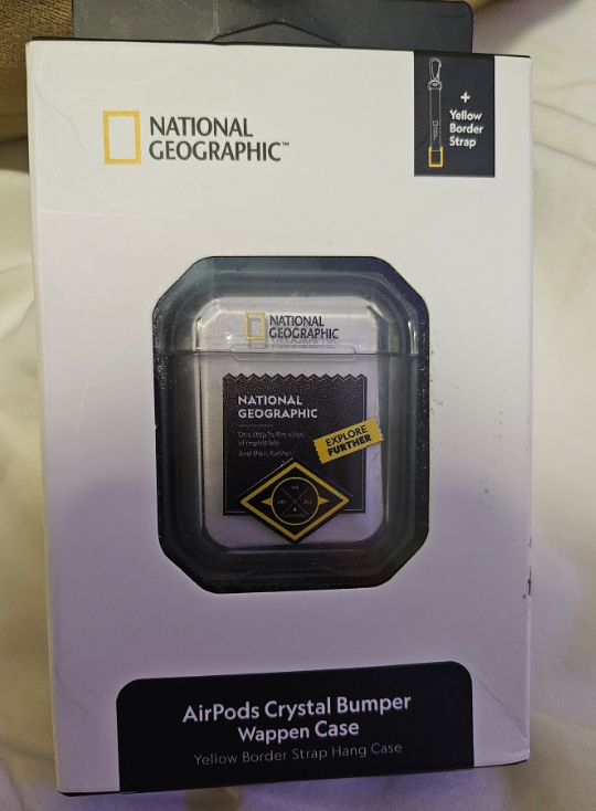 National Geographic AirPods Crystal Bumper Case - New
