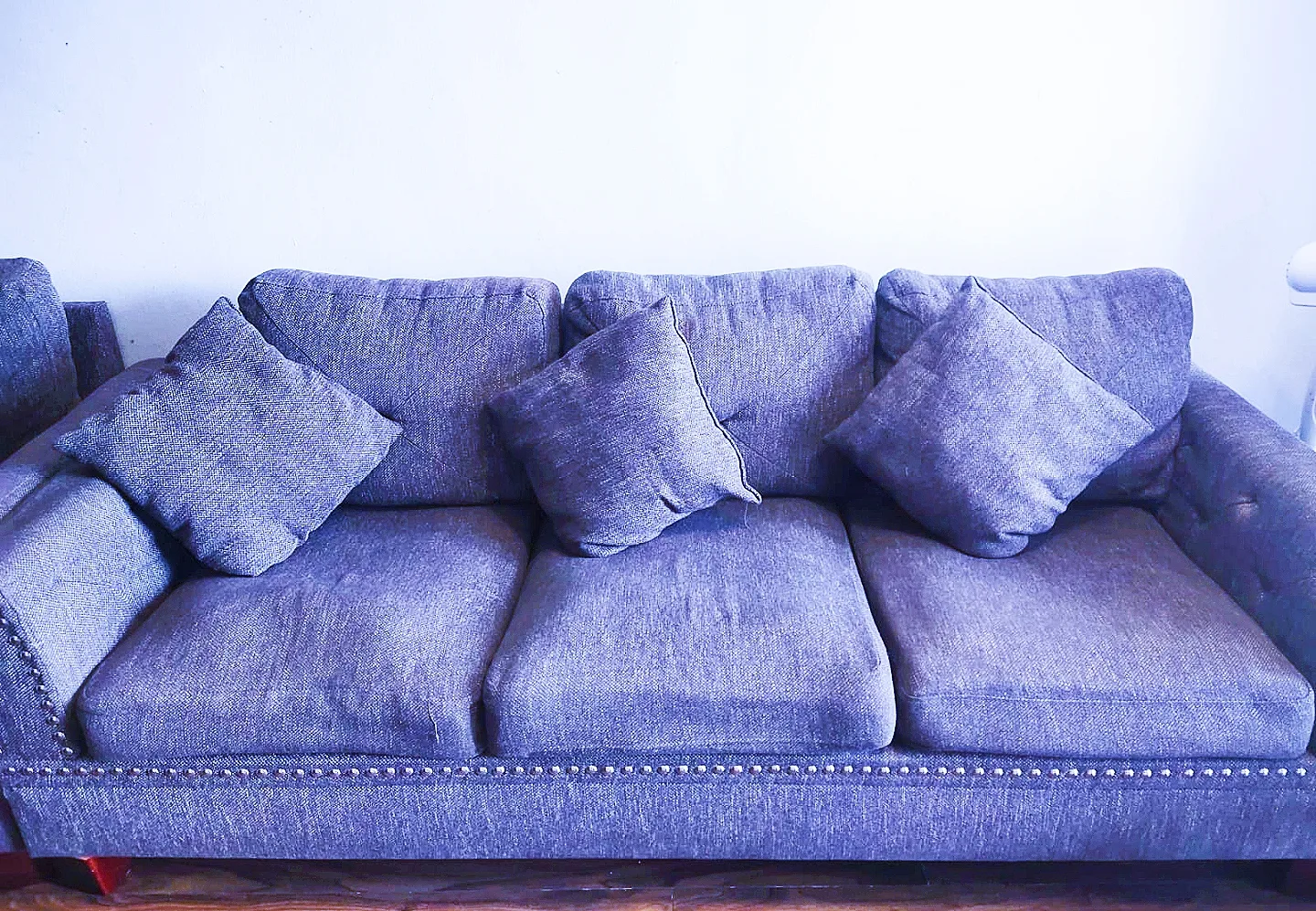 Comfortable Light Grey Sofa thumbnail