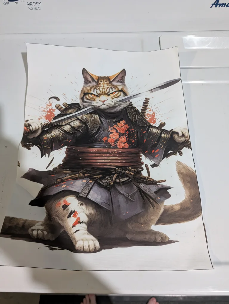 Samurai Cat Print thumbnail