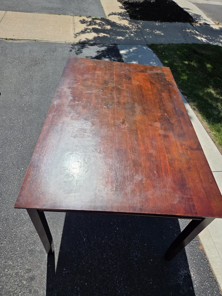 Wooden Dining Table - 55L" x 36W" x 30H" thumbnail