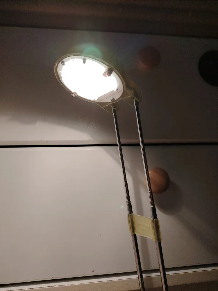 Adjustable Yellow Desk Lamp image indicator(3)