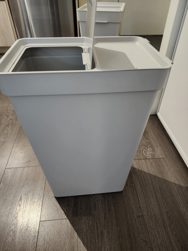 Modern Grey Waste Bin - photo 2